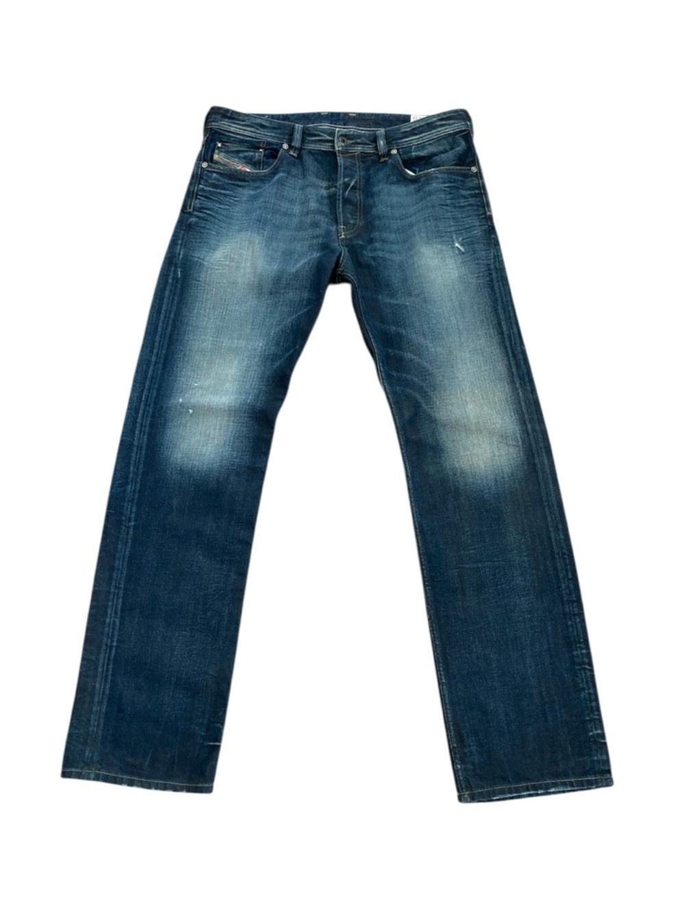 Diesel Mens Jeans 34x32 Blue Larkee  Regular Relaxed Blue